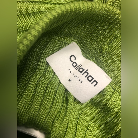 NWT Callahan Elodie Ribbed Flared Pants in Basil - Size M - Picture 5 of 7